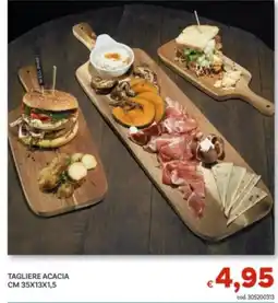 Vivo Supermercati Tagliere acacia offerta