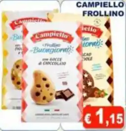 Magazzini del Risparmio Campiello Frollino Buongiorno con gocce di cioccolato offerta