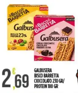 Netto Supermercati Galbusera Bisco Barretta Cioccolato offerta