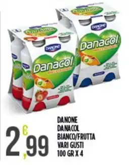 Netto Supermercati Danacol bianco/frutta offerta