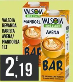 Netto Supermercati Valsòia bevanda barista avena offerta