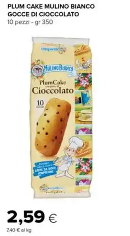Tigre Plum Cake Mulino Bianco con gocce di cioccolato offerta