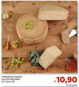 Vivo Supermercati Formaggio Asiago Allevo Mezzano offerta