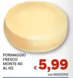 Vivo Supermercati Formaggio fresco Monte 40 offerta