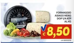 Vivo Supermercati Formaggio Asiago Nero DOP 1/4 ATP offerta