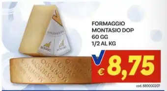 Vivo Supermercati Formaggio Montasio DOP offerta