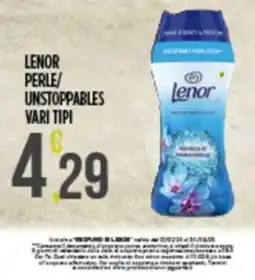 Netto Supermercati Lenor Perle/Unstoppables offerta