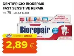 Tigre Dentifricio Biorepair Fast Sensitive Repair offerta