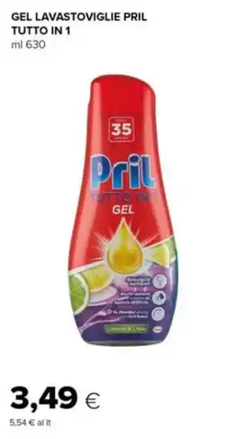 Tigre Pril gel lavastoviglie tutto in 1 offerta