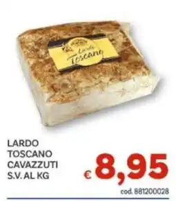 Vivo Supermercati Lardo Toscano Cavazzuti offerta
