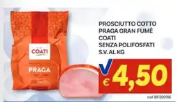 Vivo Supermercati Prosciutto cotto Praga Gran Fumè Coati offerta
