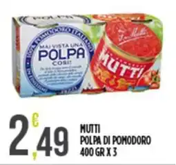 Netto Supermercati Mutti polpa di pomodoro offerta