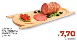 Vivo Supermercati Soppressa tipo nostrana Bonta' d'Italia offerta
