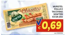 Vivo Supermercati Wurstel pollo e tacchino Senfter offerta