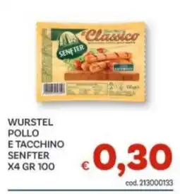 Vivo Supermercati Wurstel pollo e tacchino senfter offerta