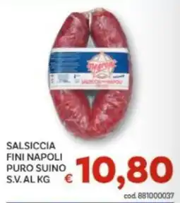 Vivo Supermercati Salsiccia fini napoli puro suino offerta