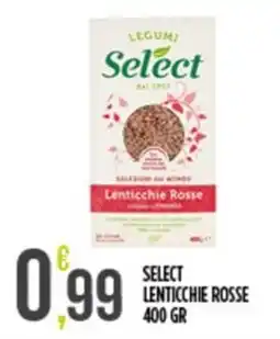 Netto Supermercati Select Lenticchie Rosse offerta