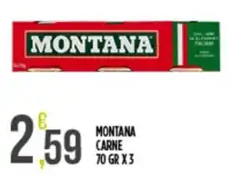 Netto Supermercati Montana carne offerta
