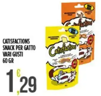 Netto Supermercati Catisfactions snack per gatto offerta