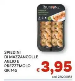 Vivo Supermercati Spiedini di mazzancolle aglio e prezzemolo Riunione offerta