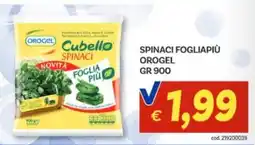 Vivo Supermercati Spinaci Cubello Orogel offerta