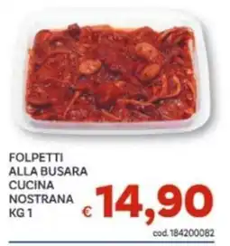 Vivo Supermercati Folpetti alla busara cucina nostrana offerta