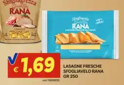 Vivo Supermercati Lasagne fresche sfogliavelo Rana offerta