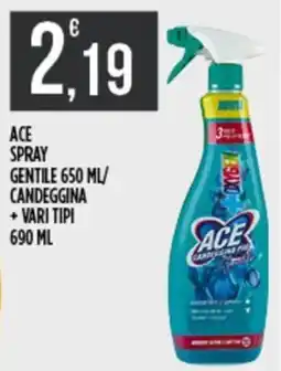 Netto Supermercati Ace spray candeggina offerta