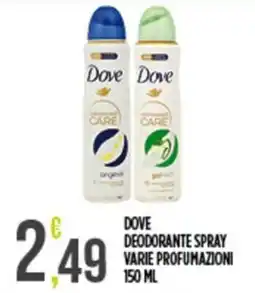 Netto Supermercati Dove deodorante spray offerta
