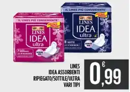 Netto Supermercati Lines Idea assorbenti offerta