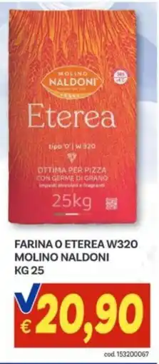 Vivo Supermercati Farina o Eterea W320 Molino Naldoni offerta