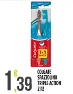 Netto Supermercati Colgate spazzolino triple action offerta