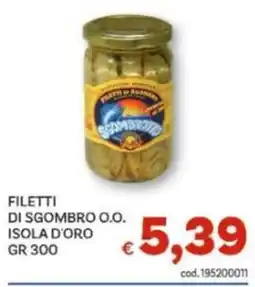 Vivo Supermercati Filetti di sgombro o.o. Isola d'oro offerta