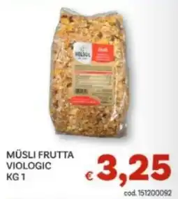 Vivo Supermercati Müsli frutta viologic offerta