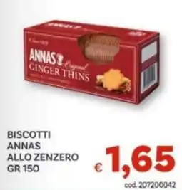 Vivo Supermercati Biscotti Annas allo zenzero offerta