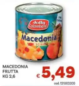 Vivo Supermercati Macedonia frutta Jolly Colombani offerta