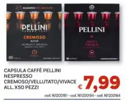 Vivo Supermercati Capsula caffè Pellini Nespresso offerta