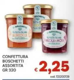 Vivo Supermercati Confettura Boschetti assortita offerta