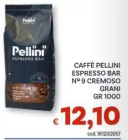 Vivo Supermercati Caffè Pellini Espresso Bar N° 9 Cremoso offerta