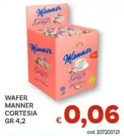 Vivo Supermercati Wafer Manner Cortesia offerta