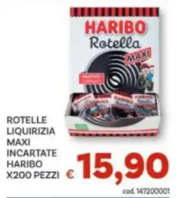 Vivo Supermercati Rotelle liquirizia maxi incartate haribo offerta