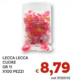 Vivo Supermercati Lecca Lecca cuore offerta