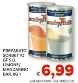 Vivo Supermercati Preparato sorbetto GF S.G. Limone Mandarino offerta