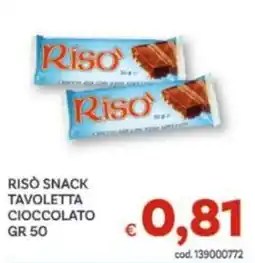 Vivo Supermercati Riso snack tavolletta cioccolato offerta