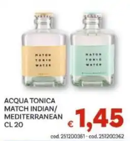 Vivo Supermercati Acqua tonica match offerta