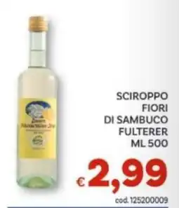 Vivo Supermercati Sciroppo fiori di sambuco Fulterer offerta