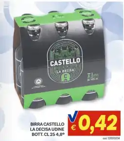 Vivo Supermercati Birra Castello La Decisa Udine offerta
