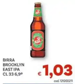 Vivo Supermercati Birra Brooklyn East IPA offerta