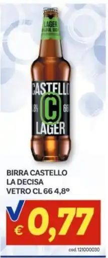 Vivo Supermercati Birra Castello La Decisa offerta