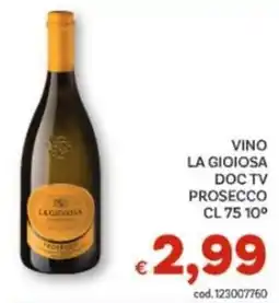 Vivo Supermercati Vino La Gioiosa offerta